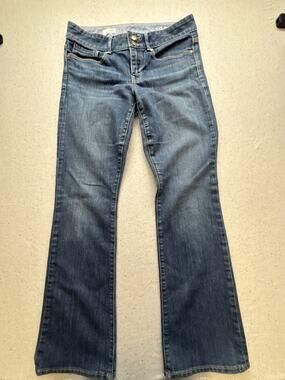 Vintage Gap 1969 Sexy Boot Jeans Womens 6/28 Low Rise Blue Bootcut Denim Y2K